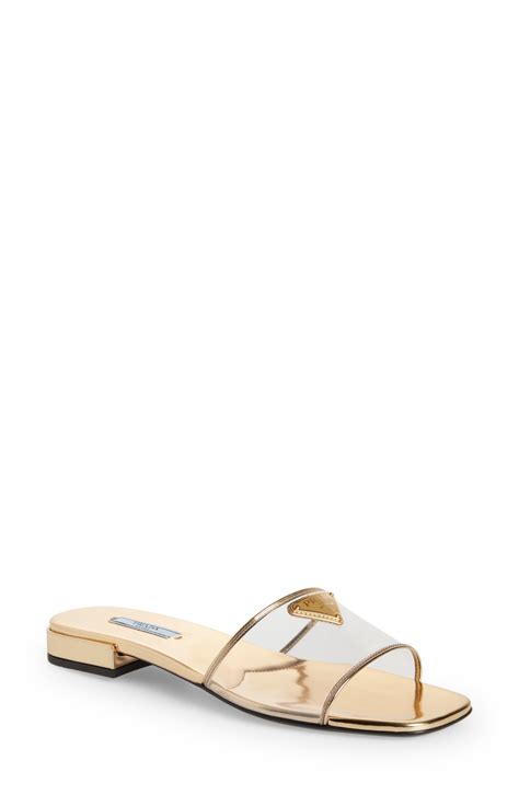 prada clear sandals|prada platform sandals outlet.